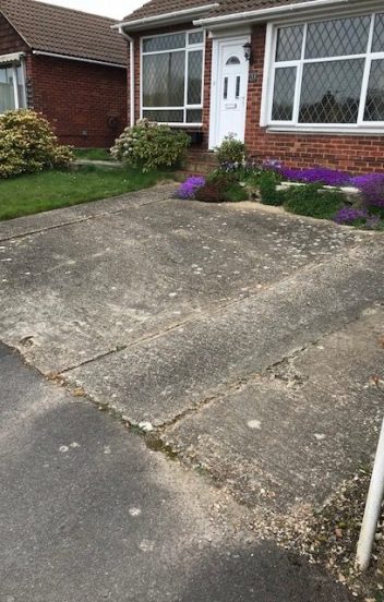 Driveway Before